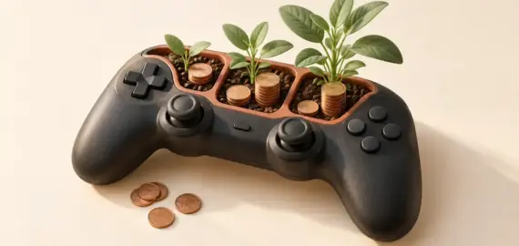 Spara och investera smart utanför spelens värld
